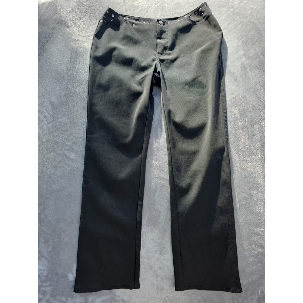 Harley-Davidson Women's Pants Size 6 Black Studded MSR 30x31 Low Rise Boot...